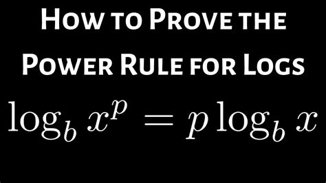 Logarithm of a Power